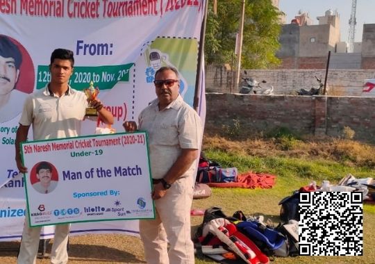 Shubham and Himanshu shine in Naresh Cricket