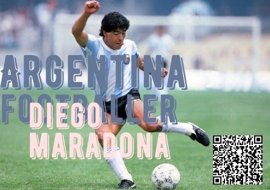 Arzentina footballer Diego Maradona