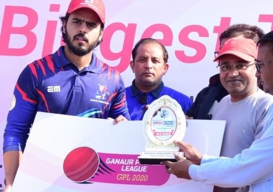 delhi-cricketers-defeated-bal-bhavan-by-six-wickets-and-entered-in-semi-finals-of-ganaur-premier-league-cricket-tournament