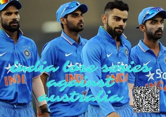 india lose series against australia