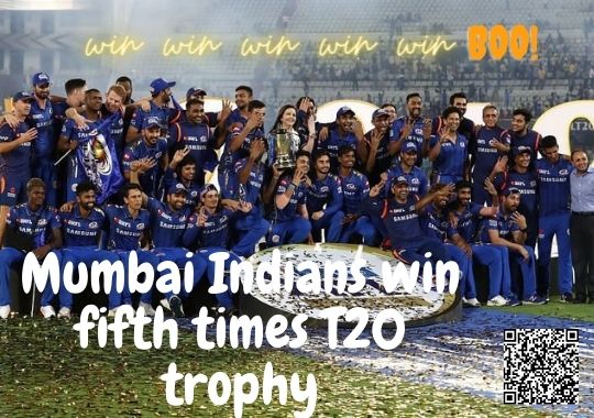 Mumbai Indians win IPL 2020