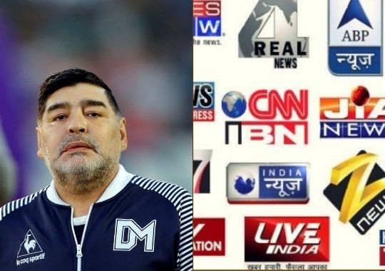 When will you mourn the death of Indian footballers who shed tears for Diego Maradona