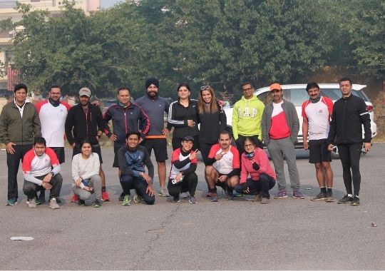 89 runners experience the magic of the Airtel Delhi Half Marathon from Chandigarh