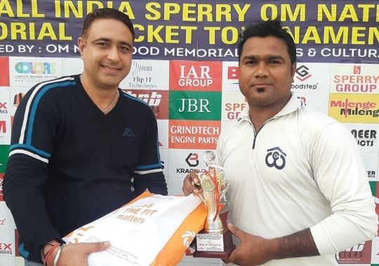 Om Nath Sood wins the Sehgal club in cricket