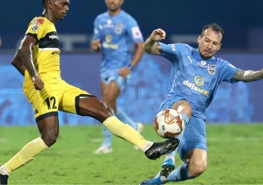ISL Mumbai and Hyderabad match ends goalless draw