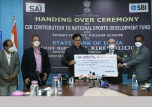 SBI contributes Rs5 crore to National Sports Development Fund