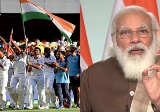 The cricketer was stunned by the praise of the Prime Minister