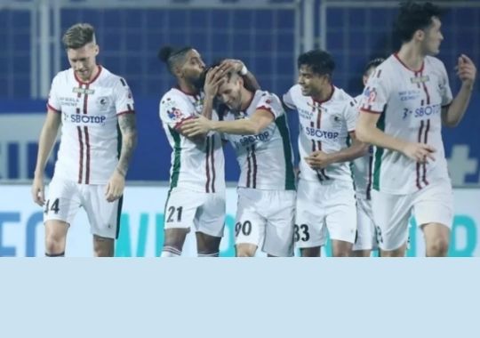 ATK Mohan Bagan's winning hat-trick, beating Bengaluru 2-0