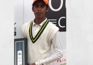 Kuldeep Dewan in the final of the Academy Turf Youth Cup