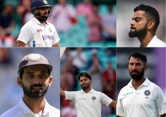 Rohit, Kohli, Rahane disappointed, Pujara and Pant stay away from triple digits