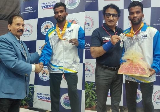 Wrestling wrestler Sunny Jadhav wins silver in senior national wrestling
