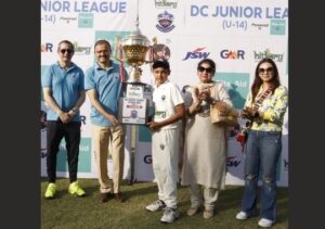 Baba Haridas Cricket Academy wins the Delhi Capitals Junior League title