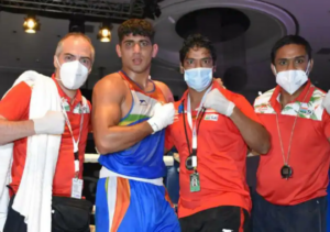 2021 ASBC Asian Boxing Championship Sanjeet won gold