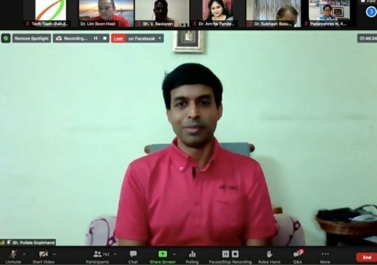 National webinar on Tokyo Olympics 2020
